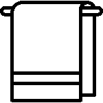 Serviettes, Gant & Savon Noir